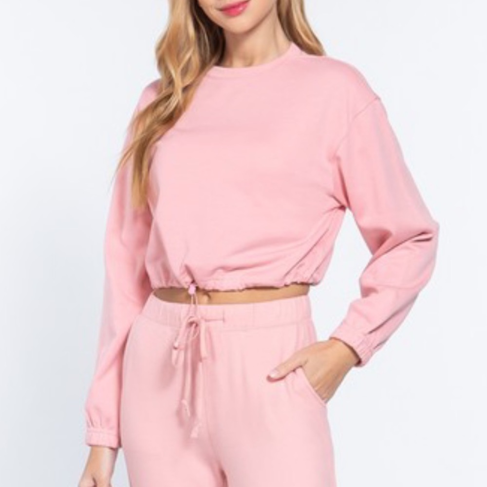 Crop pullover sweater - Picture 2 of 3